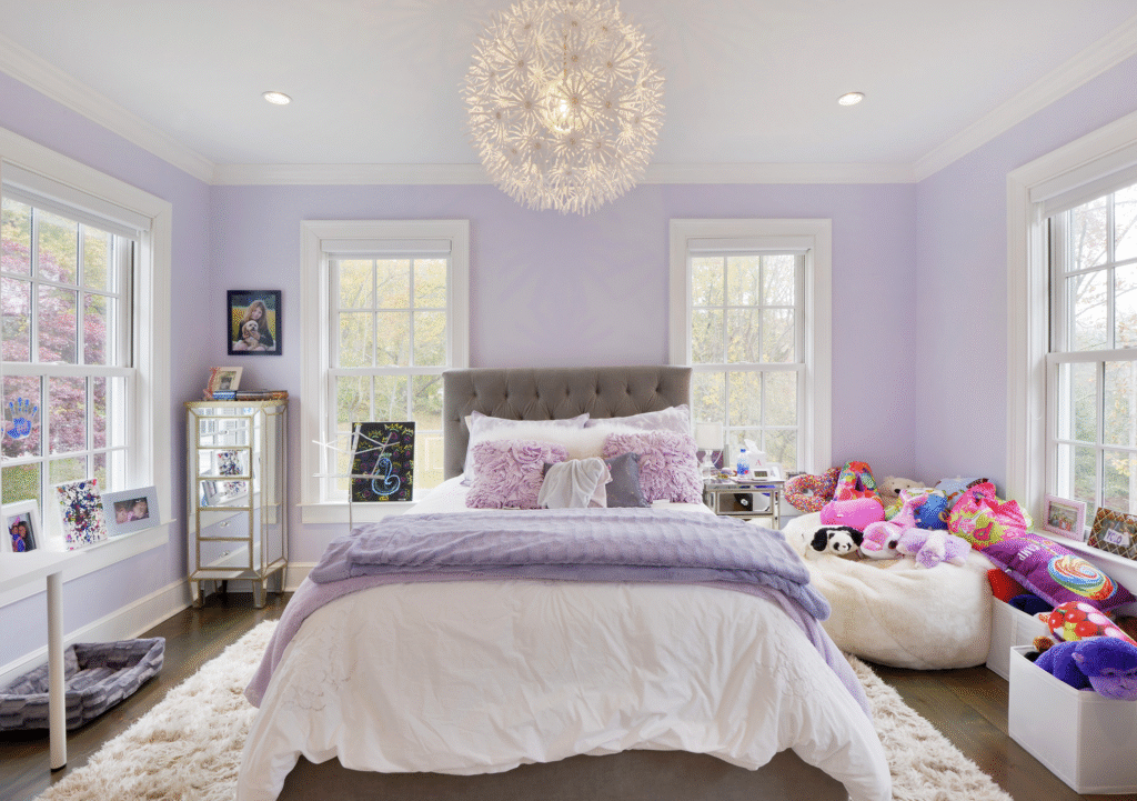 Light Purple Bedroom Colour